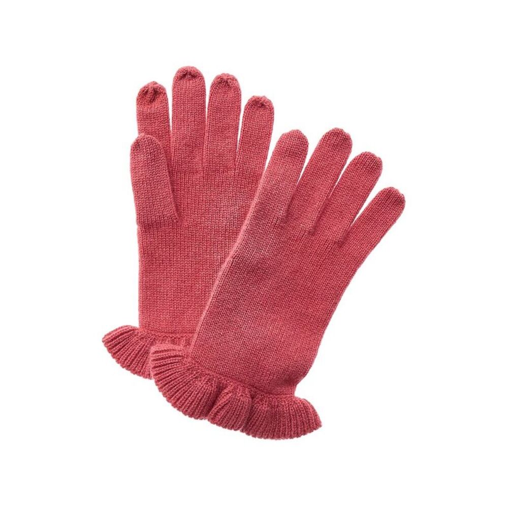 Sofiacashmere Touchscreen Cashmere Gloves, Pink